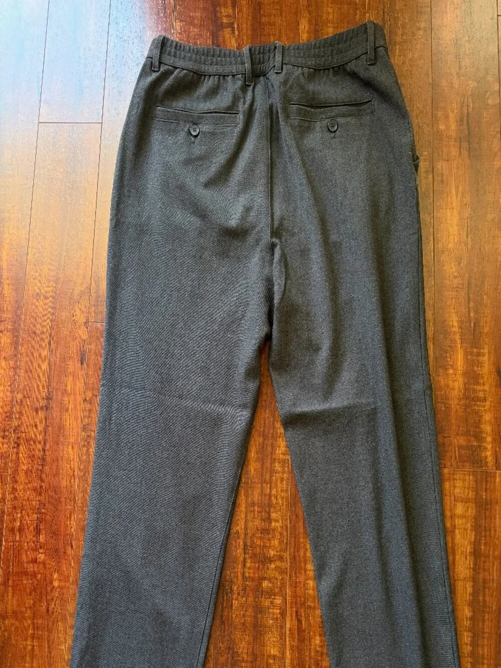 Zara Charcoal Gray Tailored Dress Pants Straight Leg
